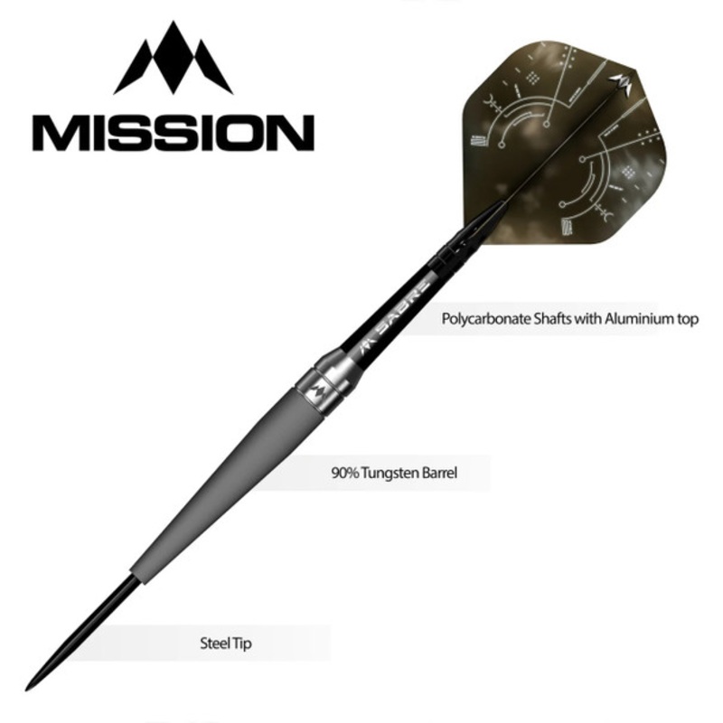 Mission Saturn – Steel Tip – 90% Tungsten – Titan 24g