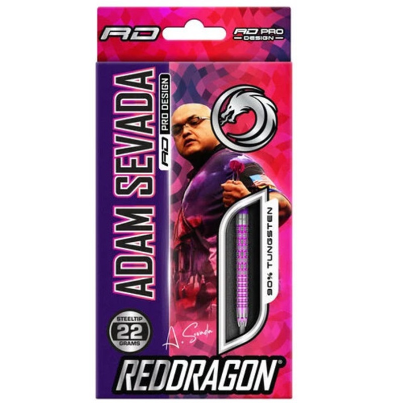 Red Dragon Adam Sevada Steel Tip Darts – 24gm