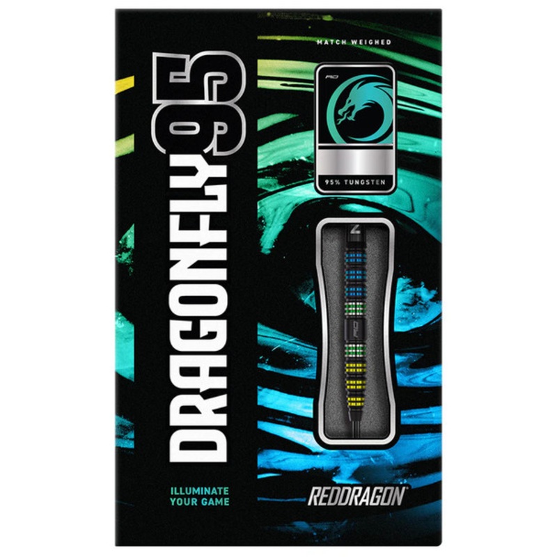 Red Dragon Dragonfly 95 Tapered Steel Tip Darts – 23gm