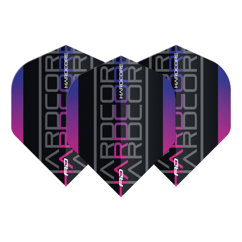 Red Dragon Hardcore XT Purple Triple Standard Flights