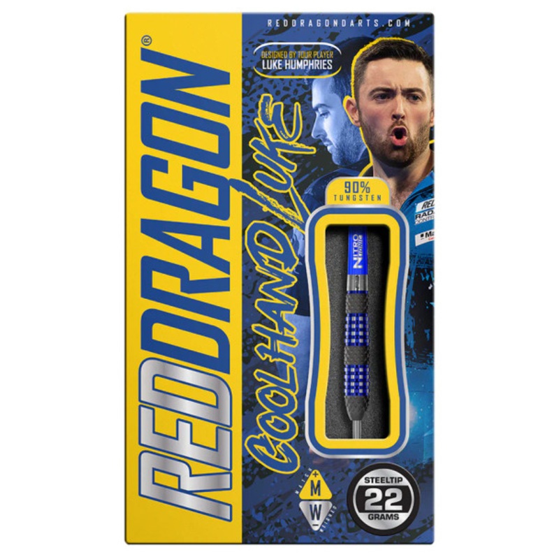 Red Dragon Luke Humphries TX2 Atomised Steel Tip Darts – 22gm