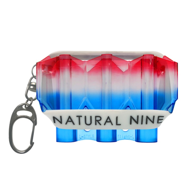 L-Style Krystal Flight Case  Natural Nine Tri Color Blue Hawaii