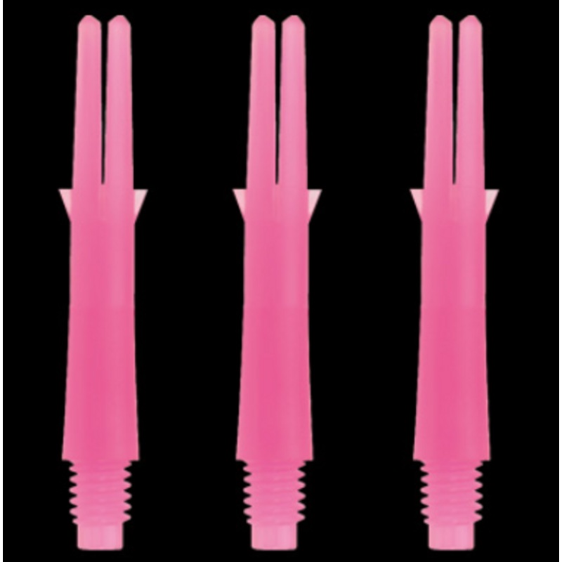 L-Style L-Shaft Straight Locked Shocking Pink Shafts – 190