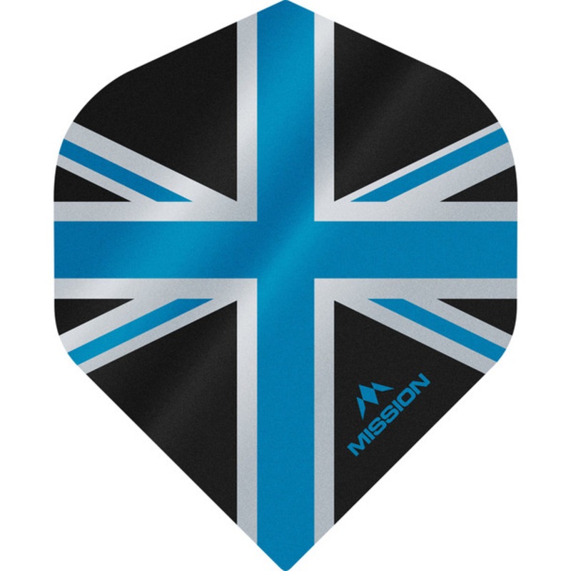 Mission – Alliance – Union Jack Flights – No2 (Standard) – 100 Micron – Black with Blue