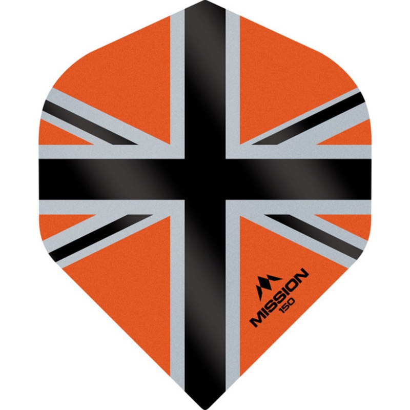 Mission – Alliance-X – Union Jack Flights – No2 (Standard) – 150 Micron – Orange with Black