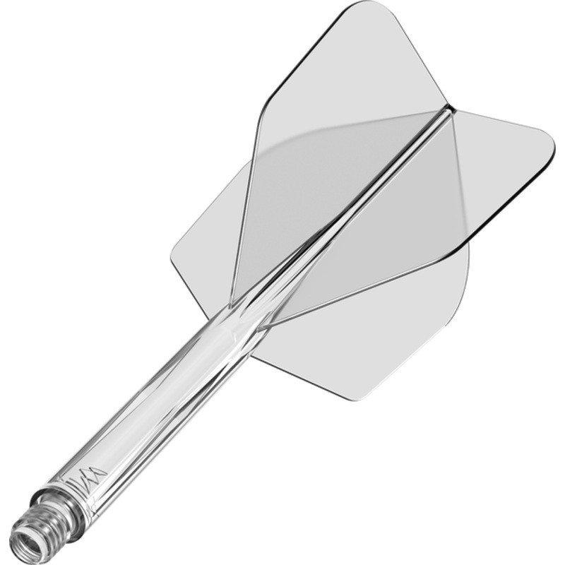 Mission Force 90 – New Moulded Flight & Shaft System – Clear- Standard No6  Medium