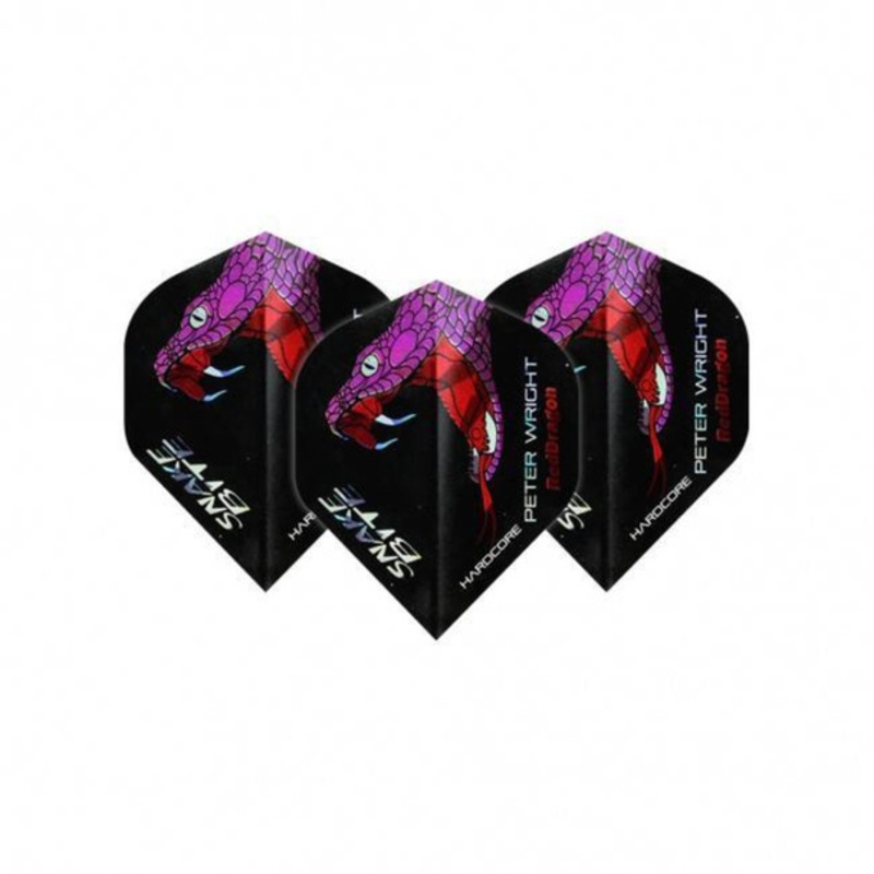 Red Dragon Players Holographic Hardcore Peter Wright Snakebite Holographic Standard Flights