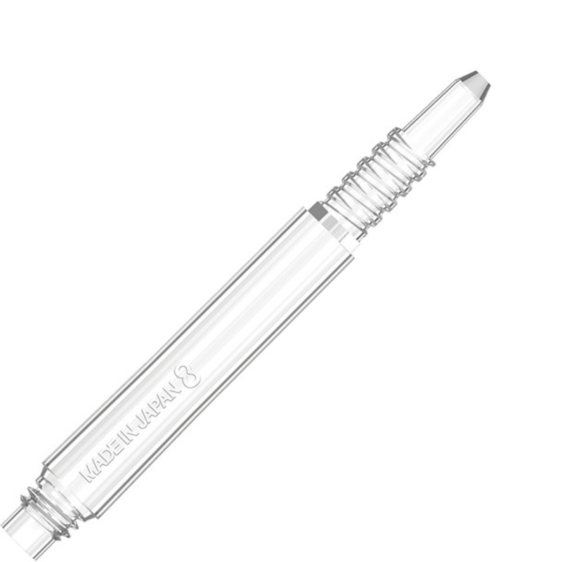 Target 8 Flight Locked Shaft  Intermediate  Clear (26mm)