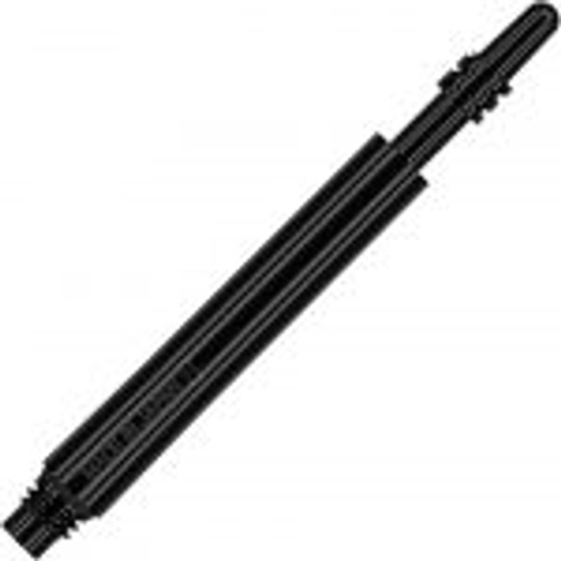Target 8 Flight Spinning Shaft Medium Black (33mm)