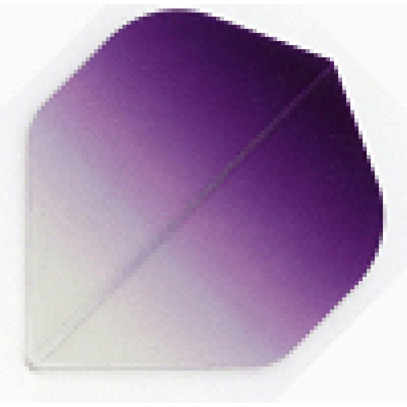 Vignette Poly Standard Flights V2 – Clear to Purple