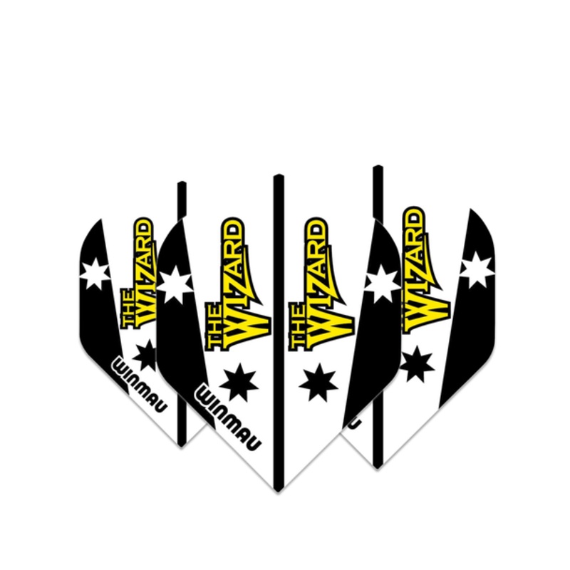 Winmau Rhino Players – Standard Flight – Simon Whitlock – Yellow / Black