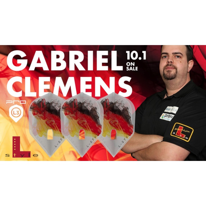 L-style Gabriel Clemens V.3 Small Standard L3 Pro Flights – Clear White
