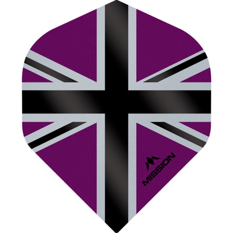 Mission – Alliance-X – Union Jack Flights – No2 (Standard) – 100 Micron – Purple with Black