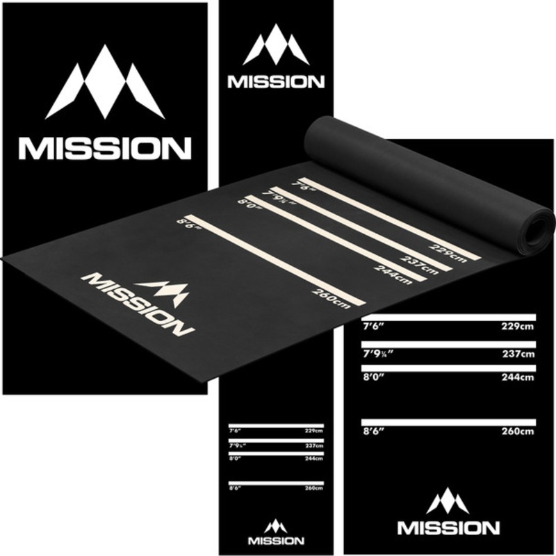 Mission Darts Mat – Heavy Duty Rubber