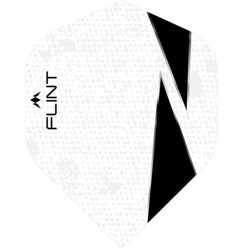 Mission Flint-X Flights – 100 Micron – UV Finish – No2 (Standard) – White