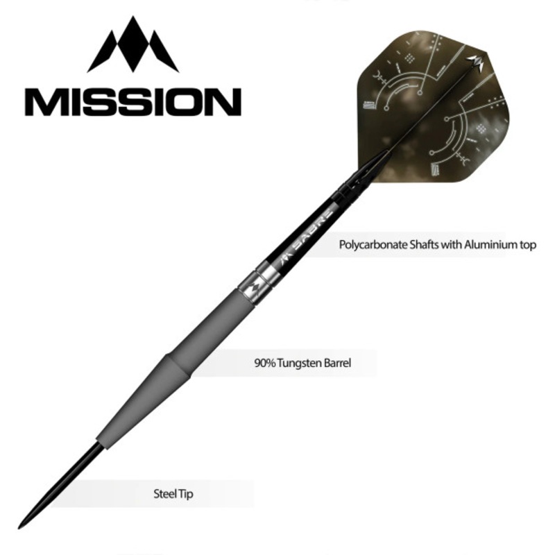 Mission Saturn – Steel Tip – 90% Tungsten – Hyperion 22g