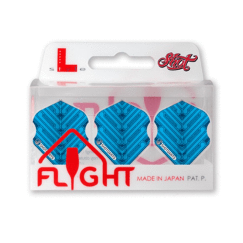 Shot L-style EZ L1 Standard Flights-Manu Blue