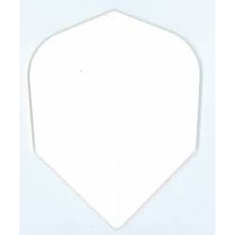 White Standard Poly Dart Flights POLY WHITE ST