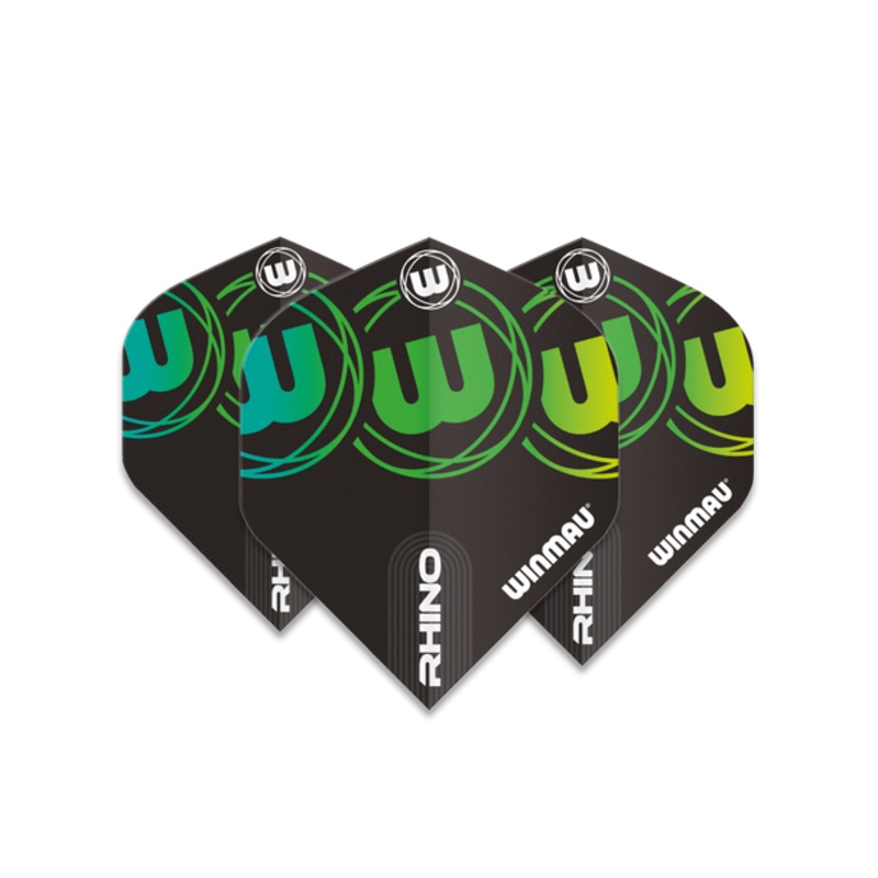 Winmau Rhino Standard Flight – Green Logo