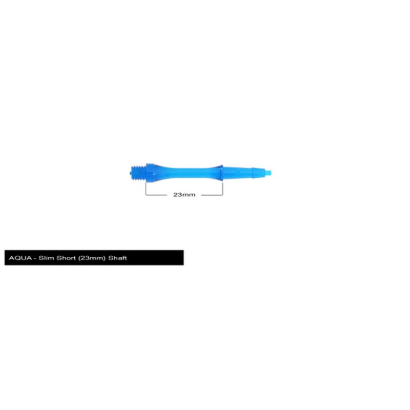 Harrows Clic Slim Short 2ba Shafts – Aqua