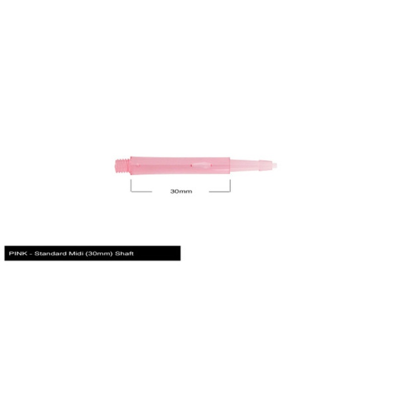 Harrows Clic Standard Midi 2ba Shafts – Pink