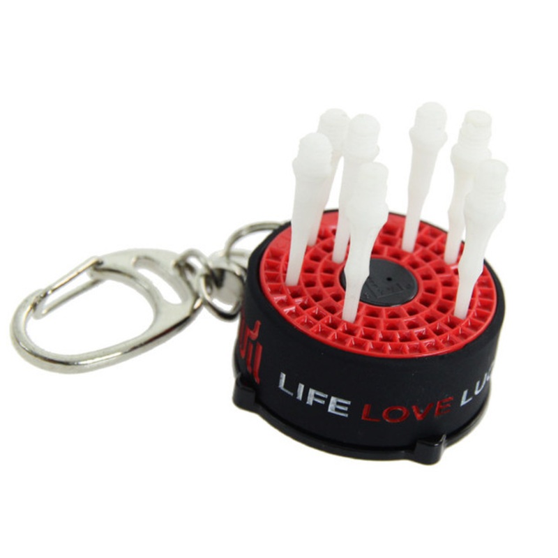 L-Style Bull Shaft / Tip Extractor Tool & Holder – Clear Pink