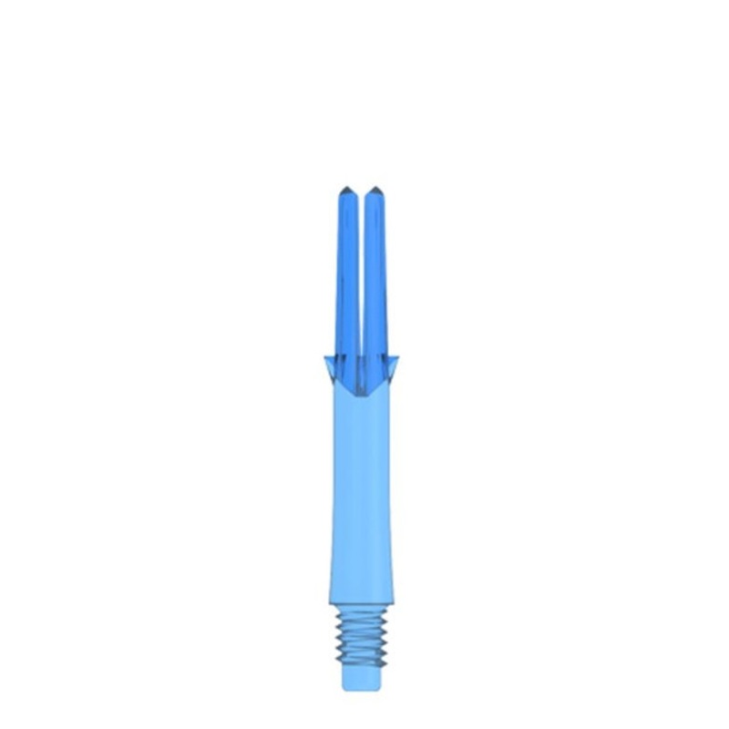 L-Style L-Shaft Straight Locked Clear Blue Dart Shafts – 190