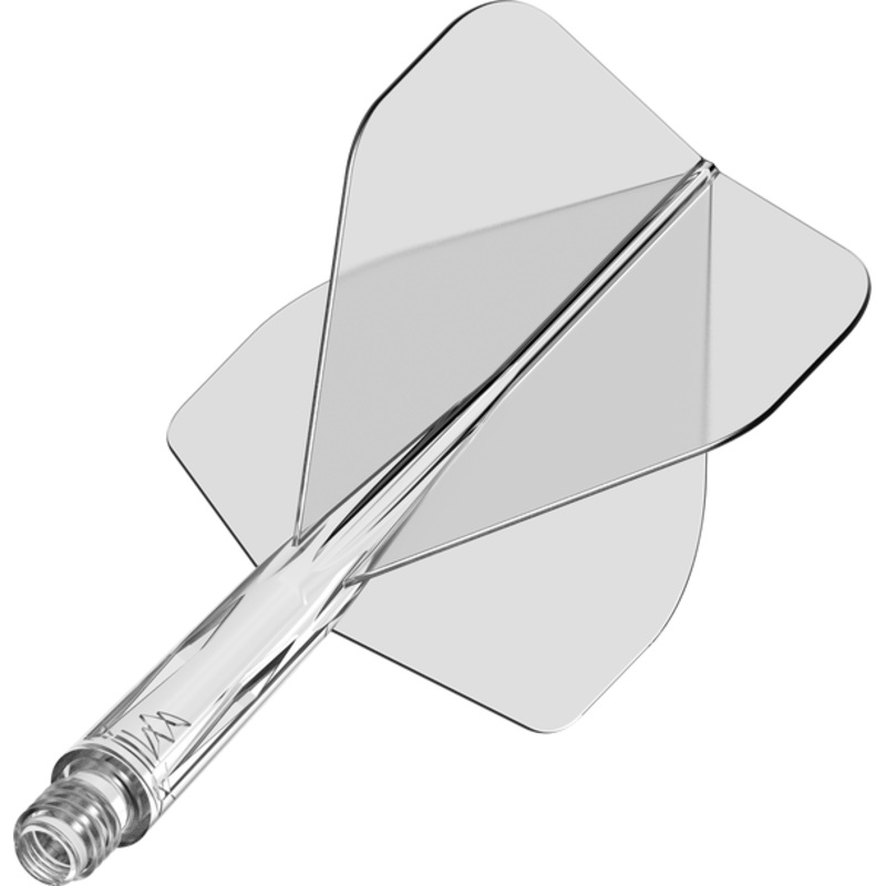 Mission Force 90 – New Moulded Flight & Shaft System -Clear- Standard No2- Short