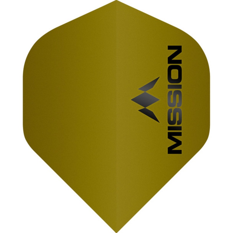 Mission Logo – Flights – 100 Micron – UV Finish – No2 (Standard) – Matte Yellow