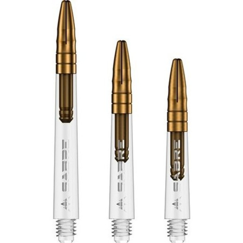 Mission Sabre Shafts – Clear Base / Gold Top