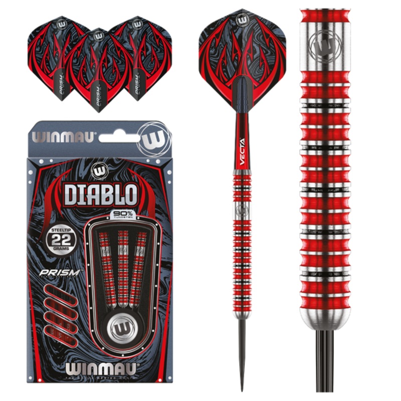 Winmau Diablo (Straight/Parallel) Steel Tip 23g