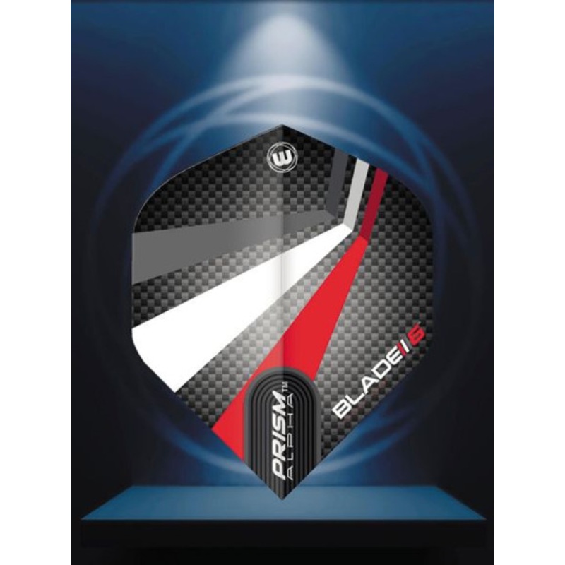 Winmau Prism Alpha Black, Red & White