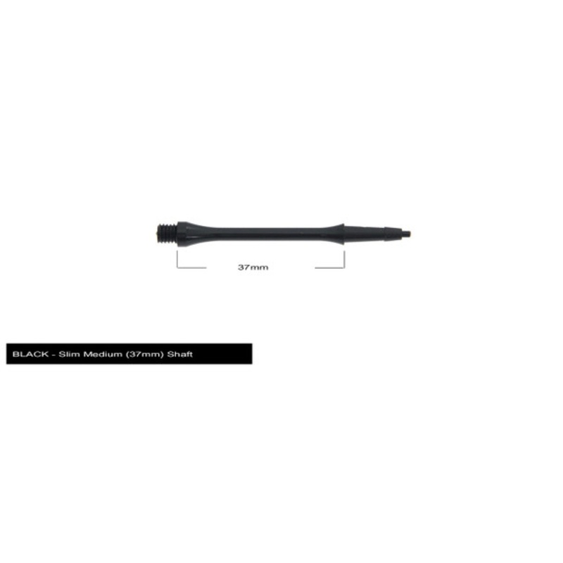 Harrows Clic Slim Medium 2ba Shafts – Black