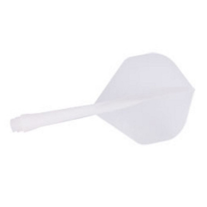 L-Style Bar Lip 1/4″ Flight Shaft Combo – White