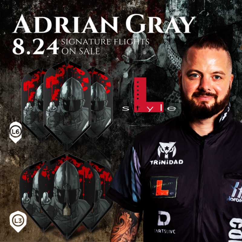 L-style Champagne Adrian Gray Flights – L6 Slim