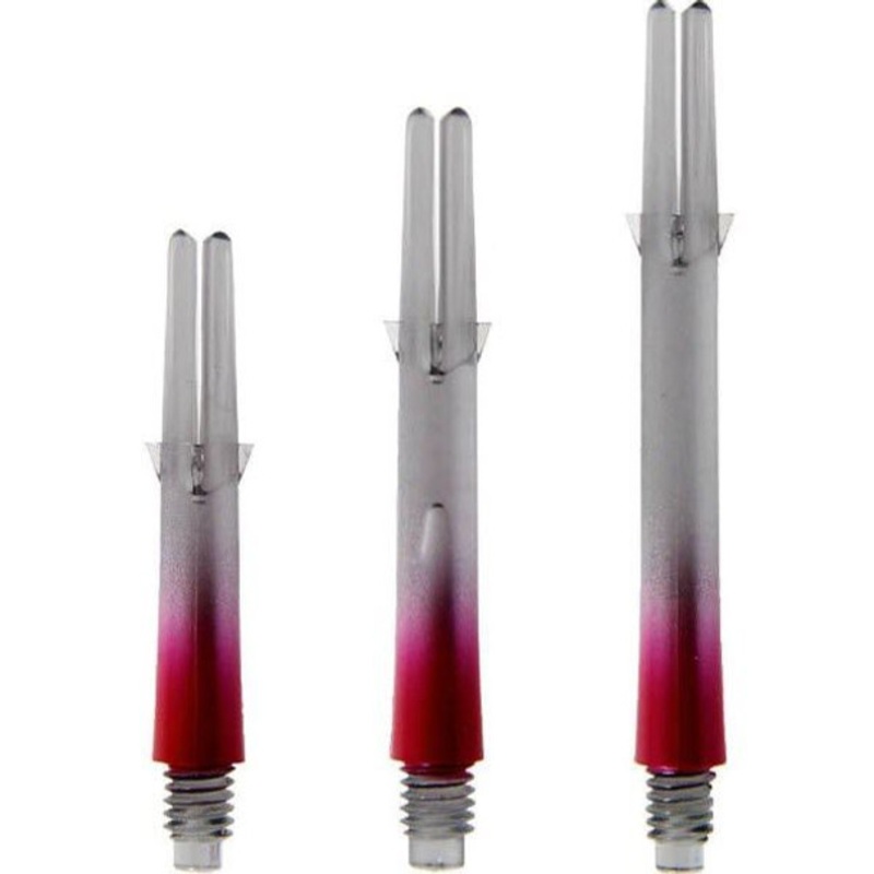 L-style Straight Locked Clear Black / Red 2 Tone L-Shaft