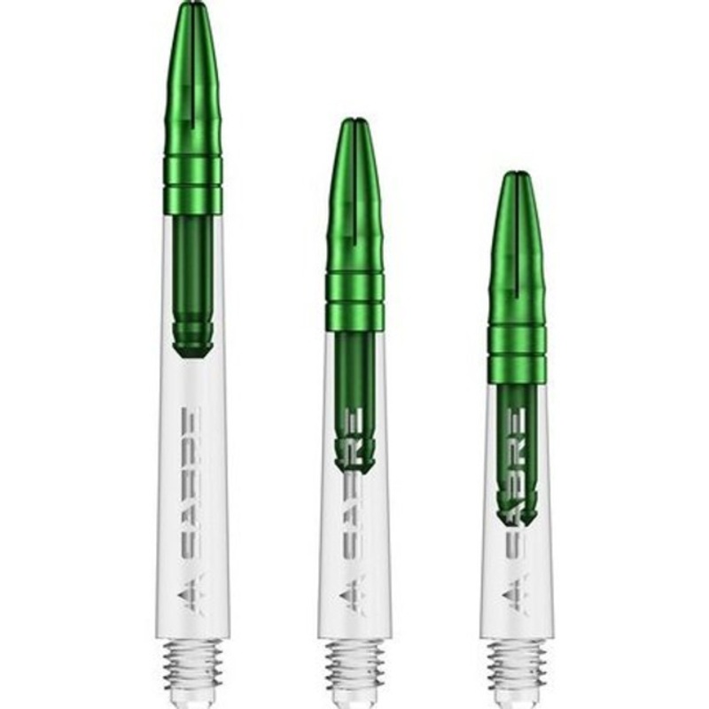 Mission Sabre Shafts – Clear Base / Green Top