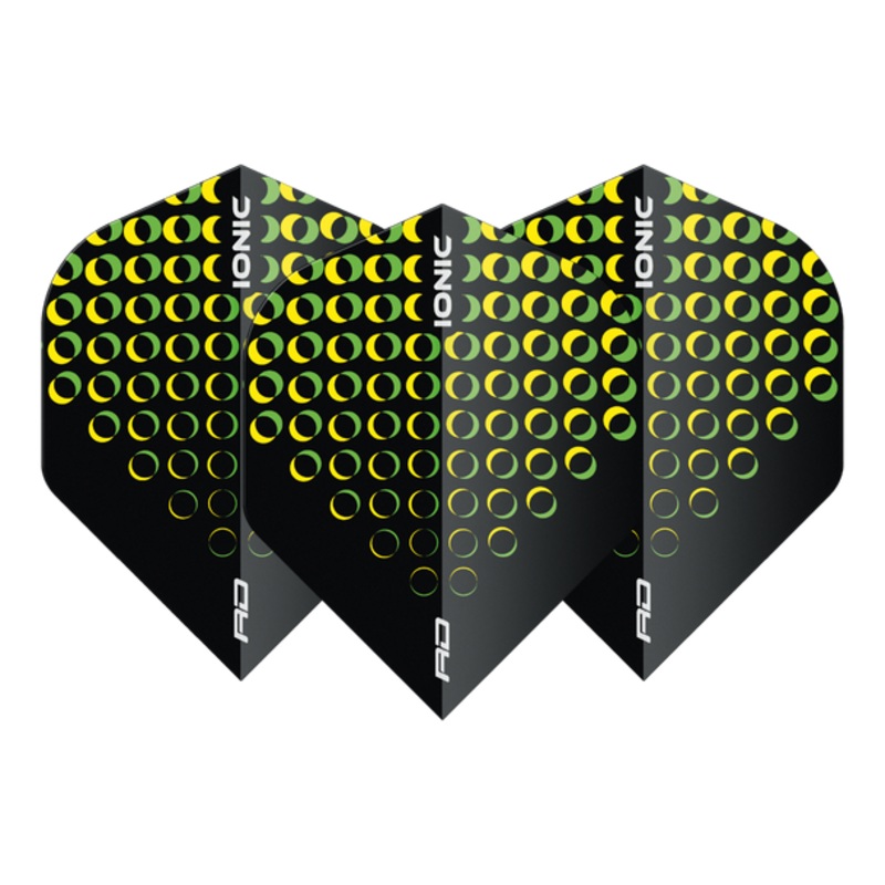 Red Dragon Hardcore Ionic Yellow Circles Standard Flights