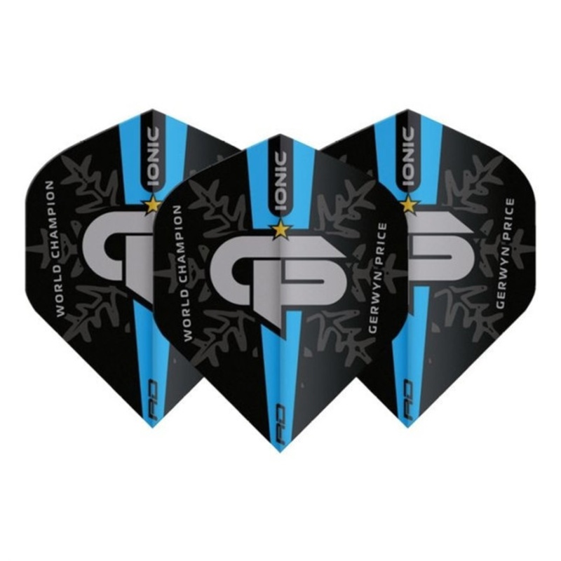 Red Dragon Players Extra Thick Hardcore Ionic Gerwyn Price World Champion Blue Logo Edition Standard Flights
