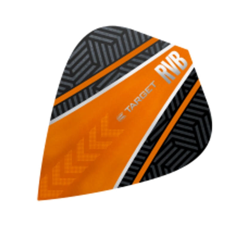 Target RVB Vision Ultra Black Orange Curve Kite Dart Flights