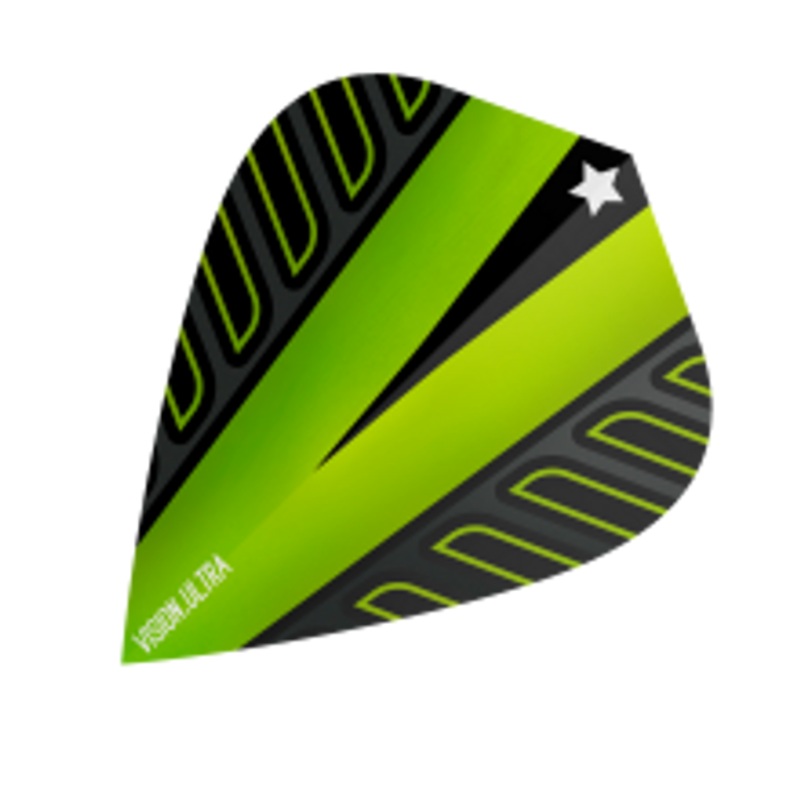 Target Vision Ultra Voltage Rob Cross Kite Dart Flights – Green