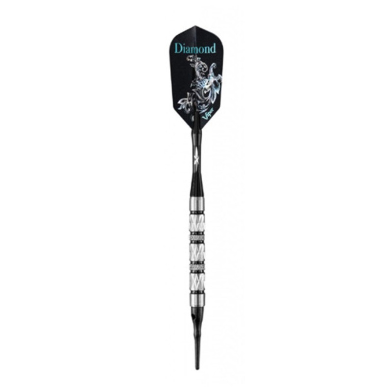 Viper Diamond Soft Tip, 90% Tungsten, Black 16g 21-4802-16