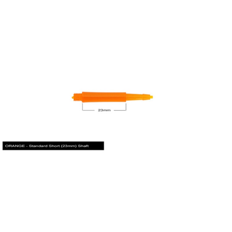 Harrows Clic Standard Short 2ba Shafts – Orange