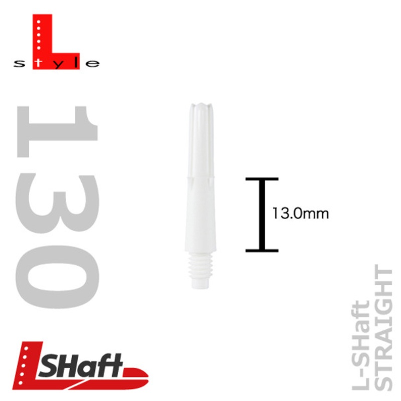 L-Style L-Shaft Straight Locked White Shafts – 130