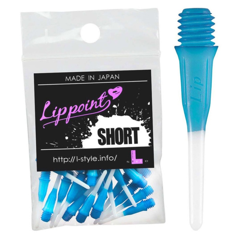 L-style Short Lippoint 2-tone Light Blue