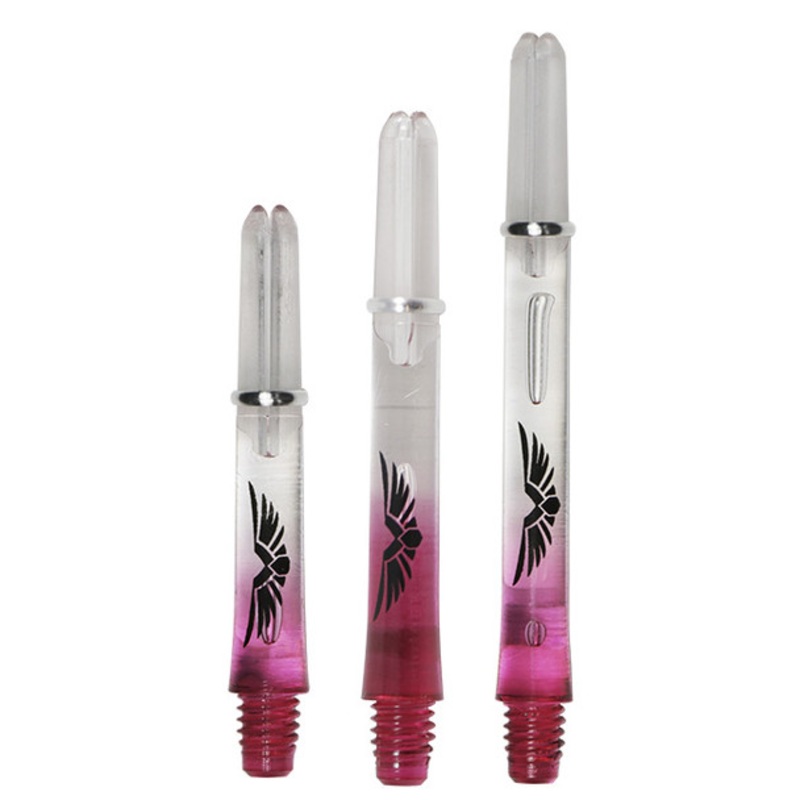 SHOT! Eagle Claw Shafts (Short) -Clear Red