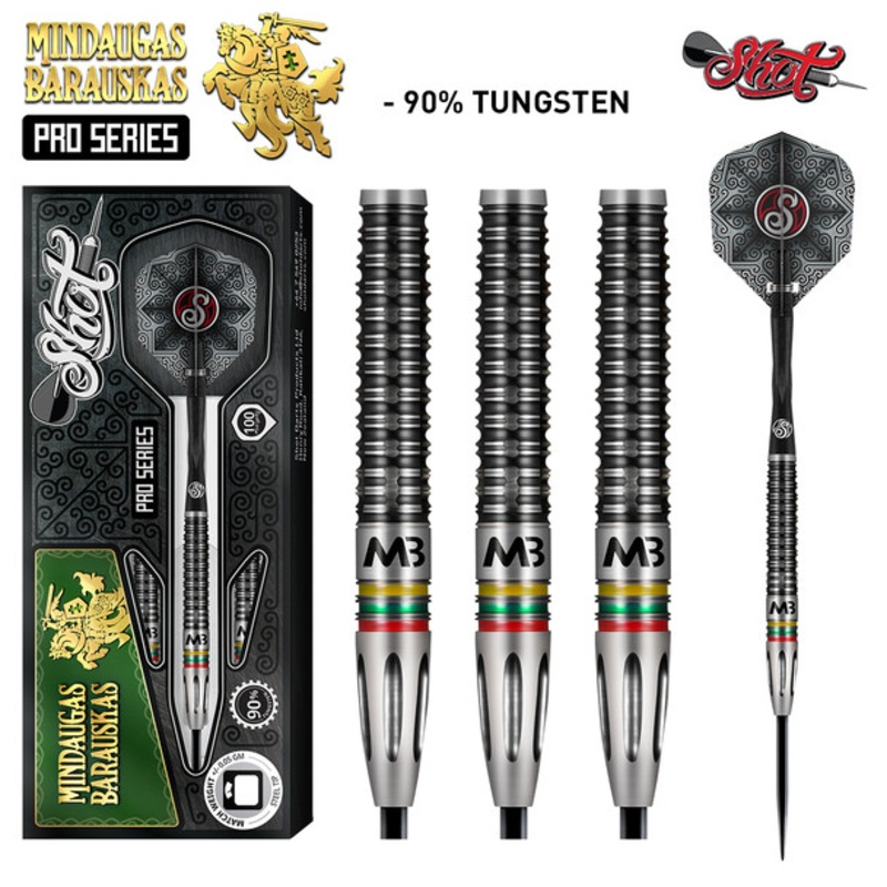 Shot Pro Series Mindaugas Barauskas Steel Tip – 25gm