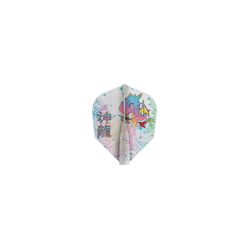 Target 8 Flight No.6 (Small Standard) Leslie Lee – White – Dragon
