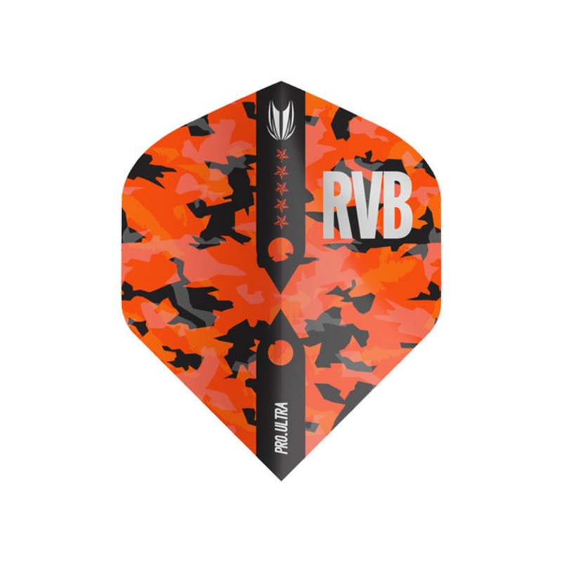 Target Barney Army Pro. Ultra CAMO No.6 Flights –  Small Standard