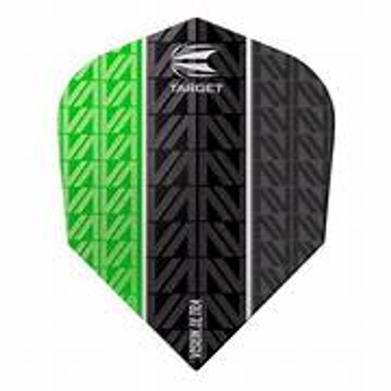 Target Vision Ultra Green Vapor 8  Black No.6 Flights – Small Standard